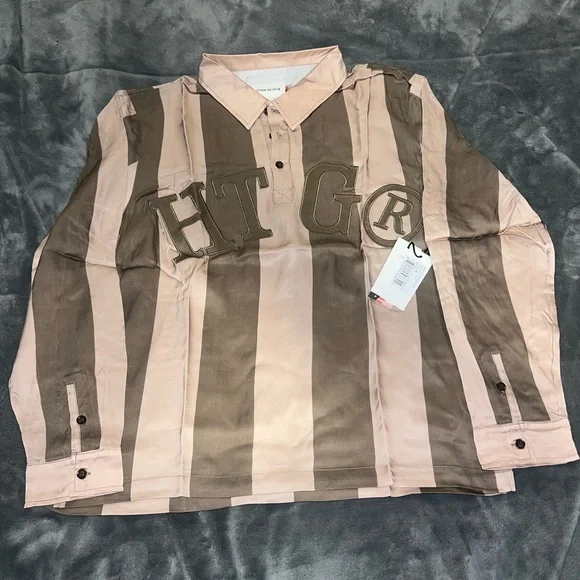 New Honor The Gift Striped Rugby - Size Medium - w/ Tags and HTG Bag - Picture 1 of 7